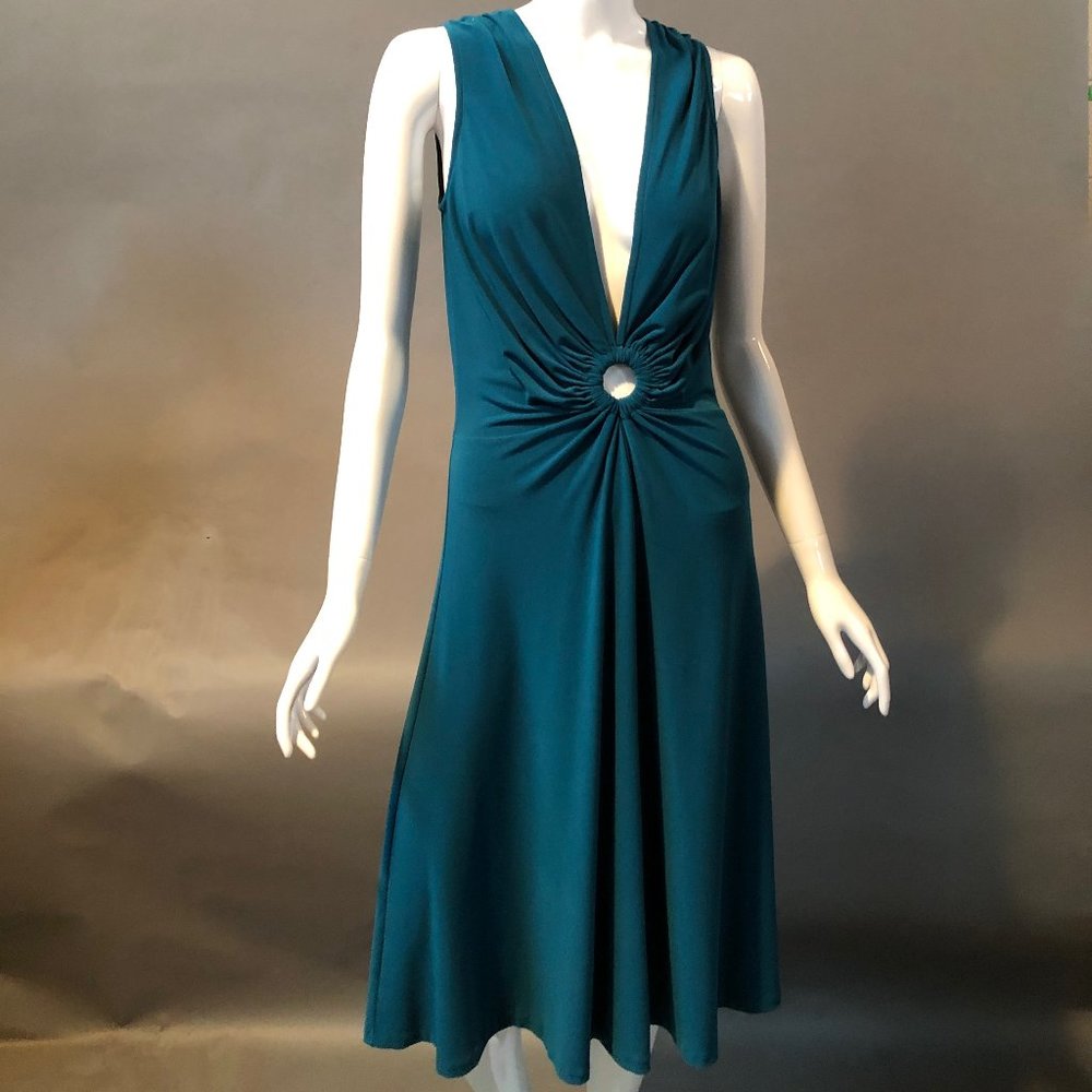 Flirty Teal Leona Edmiston Frock with Tags